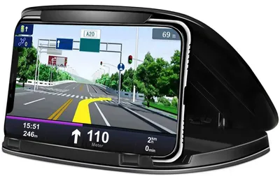 Image de Support universel pour smartphone, adapté aux voitures, avec fixation pour tableau de bord