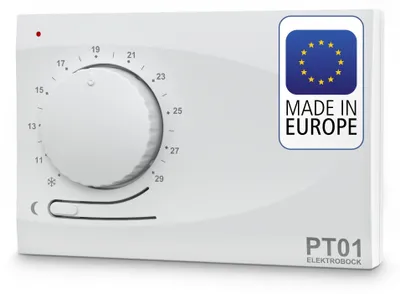 Raumthermostat PT01, weiß, mit Nachtabsenkung