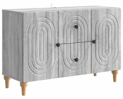 Image de Meuble TV Sonoma gris 89 x 34,5 x 60 cm Bois d'ingénierie