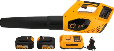 Produktbild von Tolsen 20 V Akku-Laubbläser – Inklusive 2 x 4,0 Ah Akkus und 1 x Schnellladegerät – Maxami