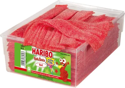 Produktbild von Haribo Pasta Basta Erdbeere mit saurem Fruchtgeschmack Veggie 1125g