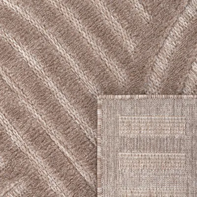 Produktbild von Paco Home Outdoor Teppich wetterfest Boho & Skandi 3D-Optik für Terrasse, Balkon & Garten 80x150 cm