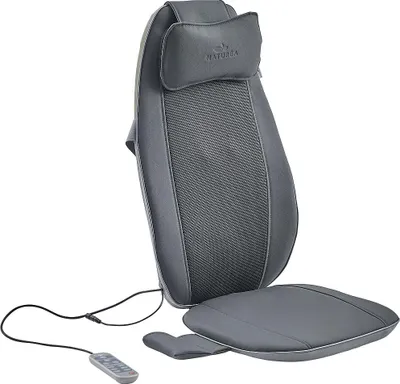 Produktbild von Shiatsu-Massagesitz in grauem Kunstleder - APASIA