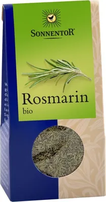 Zdjęcie produktu dla Sonnentor 00316, Przyprawy w płatkach, 25 g, Rozmaryn, 272 kcal, 1121 kJ, 5,6 g