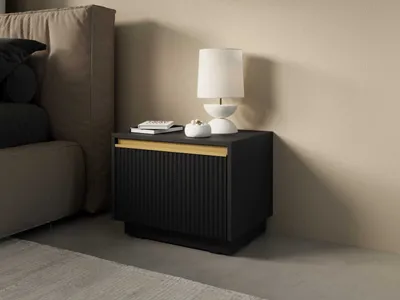 Produktbild von Nachttisch Royal S-54 schwarz