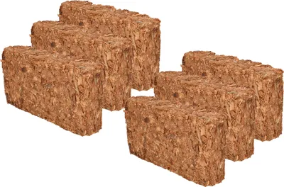 Produktbild von KOTARBAU® Natürlich & Torffrei Kokoserde für Pflanzen und Terrarium 6 x 500 g - 30 Liter Blumenerde aus Kokosfaser