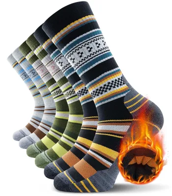 Zdjęcie produktu dla Skarpety męskie TANSTC Merino, rozmiar 39-42, ciepłe skarpety do użytku na zewnątrz i do wędrówek, wykonane z wełny