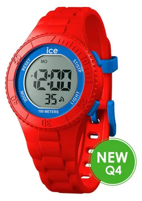 Produktbild von Ice-Watch 021276 ICE digit Red blue small Uhr Mädchen Alarm rot
