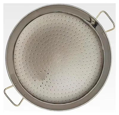 Produktbild von Paella-Pfanne aus Edelstahl, 55 cm, Silber