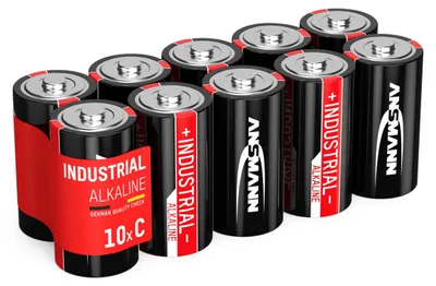 Productafbeelding van ANSMANN Industrie Alkaline batterij, type Baby C / LR14, 1,5V (set van 10)