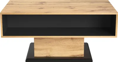 Produktbild von Merax Couchtisch “Dike” mit versteckem Stauraum und Schublade, Kaffeetisch Natur