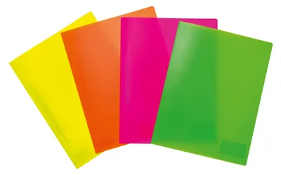 Produktbild von HERMA Schnellhefter A4 neon Polypropylen