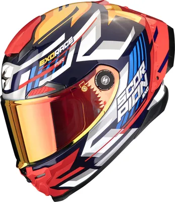 Zdjęcie produktu dla Kask Scorpion EXO-Race Air Kobra, czerwono-biało-niebieski, rozmiar S (55/56)
