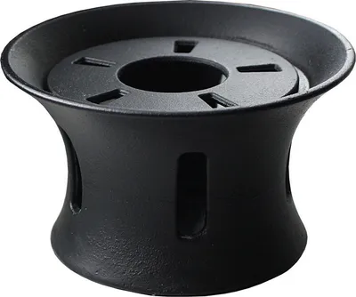 Produktbild von Gusseisen Teewärmer schwarz Stövchen für Teekanne 13cm Warmhalteplatte