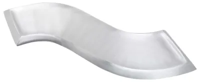 Obrázok produktu pre Kerzenteller Wave – mosadzný, strieborný podtál na stolovanie (10596)