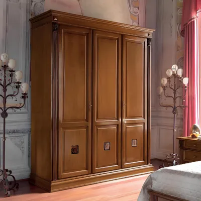 Produktbild von Kleiderschrank Schlafzimmer Holz Schrank Antik Stil Barock Rokoko Schränke Neu
