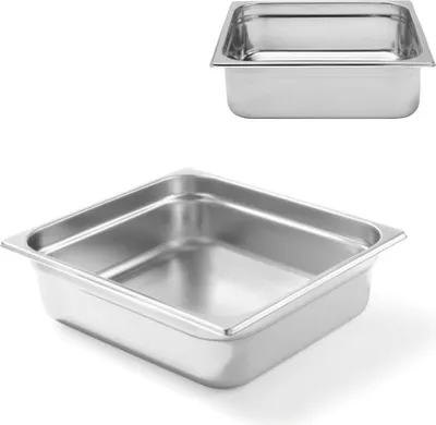 Produktbild von Behälter GN 2/3 Edelstahl Profi Line, Höhe 65 mm - Hendi 801338