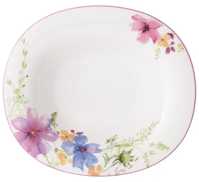 Produktbild von Villeroy & Boch Mariefleur Basic, Suppenteller, Oval, Porzellan, Mehrfarbig, Mariefleur Basic, 0,5 l