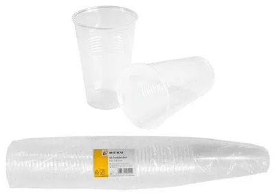 Produktbild von Trinkbecher PP transparent 0,5l 50 Stück