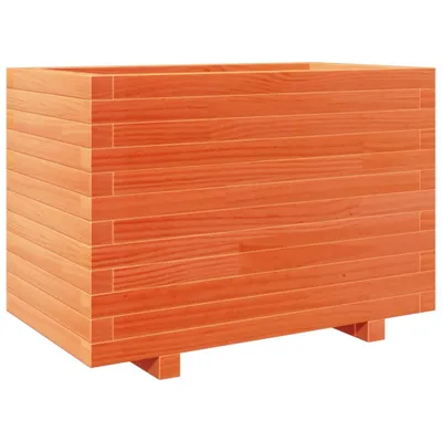Produktbild von Pflanzkübel Wachsbraun 70x40x49,5 cm Massivholz Kiefer