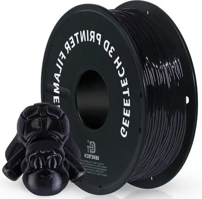 Obrázek produktu pro Flexibilní černé TPU vlákno 1,75 mm pro 3D tiskárny – cívka 500 g