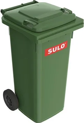 Image de Grand conteneur à déchets 120l HDPE vert, mobile, selon EN 840 SULO