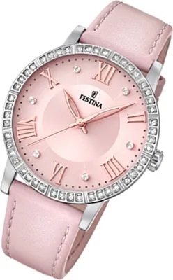 Produktbild von Festina Armbanduhr Damen F20412/2 Quarz Leder Uhr altrosa Boyfriend UF20412/2