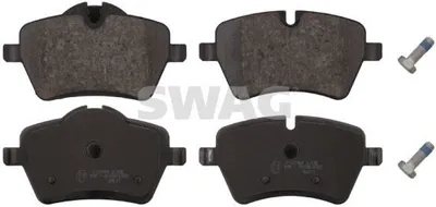 Produktbild von SWAG 11 91 6727 Bremsbeläge Satz Vorne Bremsklötze für MINI Schrägheck (R56) Schrägheck (R50, R53) Clubman (R55) Countryman (R60) Cabrio (R57)