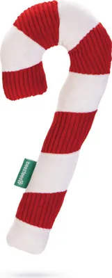 Produktbild von Beeztees Weihnachtsspielzeug für Hunde aus Plüsch Zuckerstange weiß-rot
