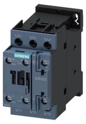 Image de Siemens Schütz 230 VAC 50/60 Hz 3 NO 1 NO+1 NC Schraubklemmen (3RT20271AL20)