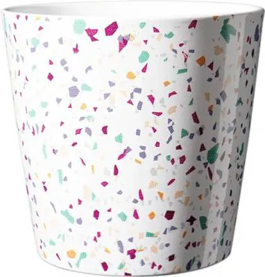 Produktbild von Pflanztopf Soendgen Keramik Ø 14 cm H 13 cm weiß pink lila grün