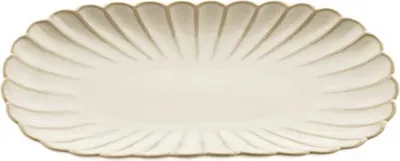 Immagine prodotto di Piatti da portata Bloomy in porcellana di alta qualità - Set da 2 pezzi con motivo floreale
