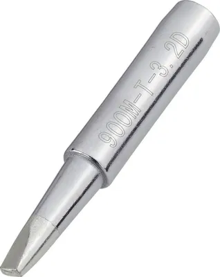 Produktbild von TOOLCRAFT Lötspitze Meißelform Spitzen-Größe 3.2 mm Spitzen-Länge 17 mm Inhalt 1 St.