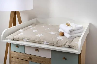 Produktbild von KraftKids Wickelaufsatz 64.90 weiß passend für MALM Kommode