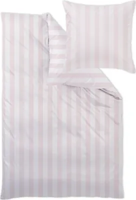 Produktbild von LOESCHEN Curt Bauer Mako-Brokat-Damast Bettwäsche 2044 Como Farbe 0127 Kirsche Größe 155x220 + 80x80  100% Baumwolle