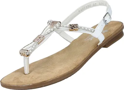 Produktbild von Rieker Zehenstegsandalen Damen 31353333303237 Weiß 36 EU