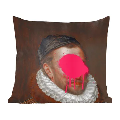 Produktbild von MuchoWow® Zierkissen Sofakissen Wohnzimmer Dekokissen 60x60 cm Wilhelm von Oranien - Kunst - Gemälde - Sitzfläche - Foto Polster