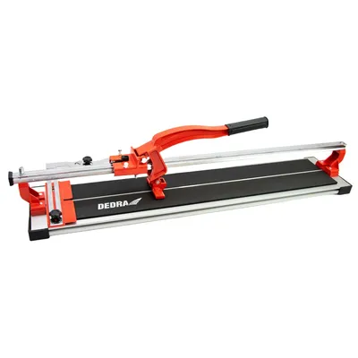 A tile cutter on a white background.