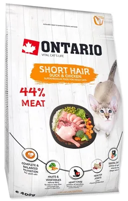 Imagen del producto de Alimento para gatos Ontario, raza shorthair, 0,4 kg