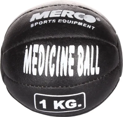 Produktbild von Schwarzer Leder Medizinball, 4 kg