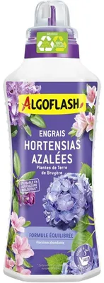 Produktbild von ALGOFLASH Naturasol Flüssigdünger für Hortensien & Heidepflanzen, eisenreich, 1 L