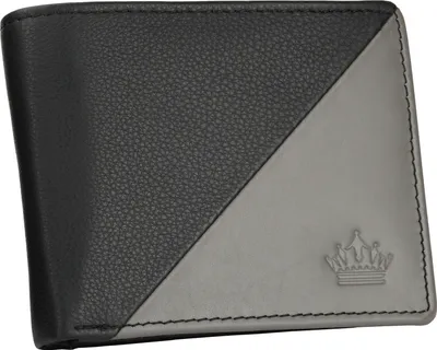 Produktbild von Geldbörse Herren Portemonnaie Echt Leder Börse Querformat Geldbeutel Schwarz RFID-Schutz MANZA®