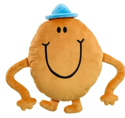 Immagine prodotto di Cuscino grande a forma di Mr. Tickle, linea Mr. Men, colori arcobaleno