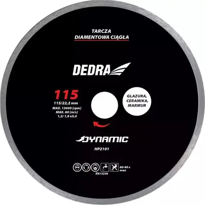 Image de DEDRA Disque diamanté 250/25,4mm Dynamic - HP2107E