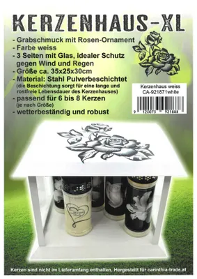Produktbild von Kerzenhaus - XL weiss