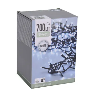 Image de Guirlandes de Noël 700 LED 14 mètres blanc (froid)