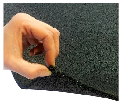 Produktbild von Antirutschmatte 6 mm, 50 cm Breite, Bautenschutzmatte aus Gummigranulat, Antivibrationsmatte, wählbare Rollenlänge (50 x 150 cm)