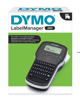 Obrázok produktu pre DYMO LabelManager 280, QWERTY, D1, Tepelný prenos, Čierna, Strieborná