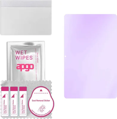 Produktbild von apgo Hybrid Schutzglas, kompatibel mit Honor V6, Anti-Blue, 9H Härte, toller Ersatz für Hartglas, kratzfester Displayschutzglas, Displayschutz, Full Glue