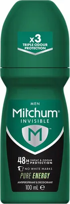 Produktbild von Mitchum Invisible 48HR Deo Roll-On für Männer Pure Energy 100ml